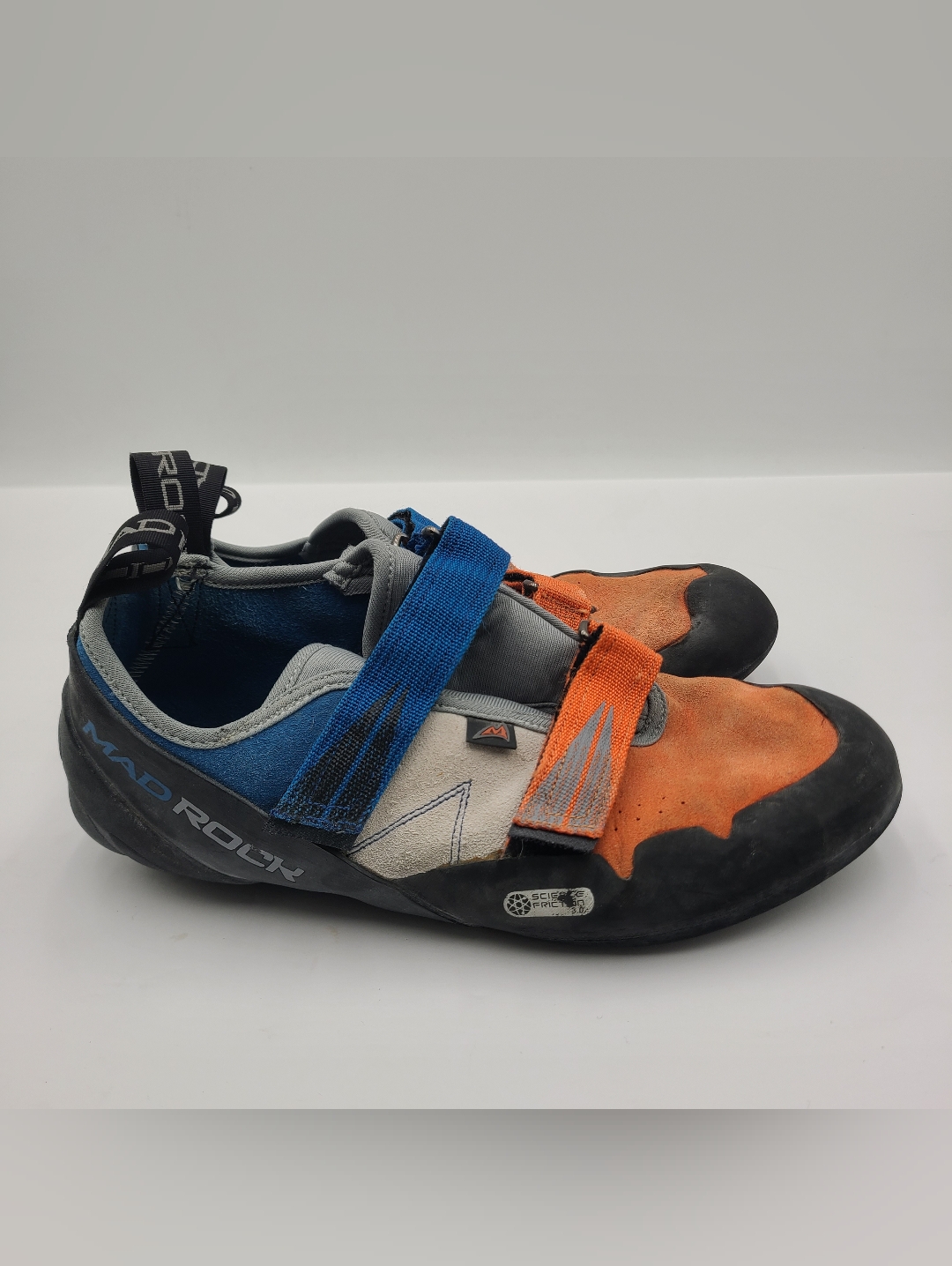B31 Mad Rock Men's 10.5 Agama Orange Suede Leather Straps Men's Climbing Shoe